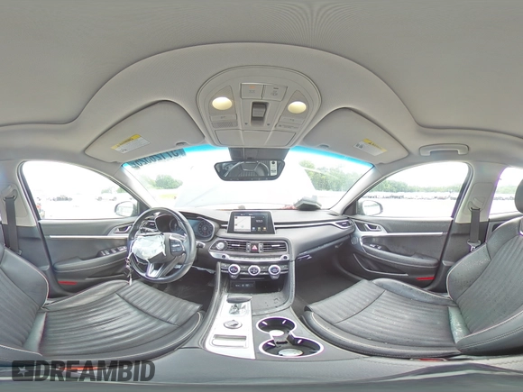 2019 Genesis G70 Advanced z VIN KMTG34LA2KU030213, wystawiony jako Copart lot #57126525 z przebiegiem 102 421 mil mil oraz Szkoda całkowita • Salvage title. Historia ofert i sprzedaży dostępna na DreamBid. Obrazek 14.