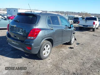 2017 Chevrolet Trax LT with VIN KL7CJPSB6HB253418, listed as a IAAI auction lot 41881440 with 114,104 mi miles. Bid and sale history available at carsss.com. Image 4.
