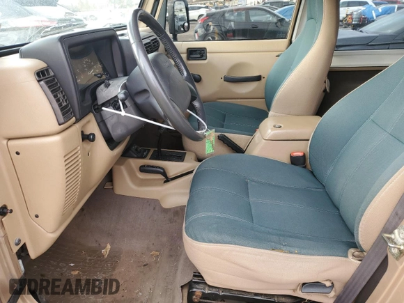 1999 Jeep Wrangler Sahara with VIN 1J4FY49S7XP468754, listed as a Copart auction lot 44618515 with 181,922 mi miles and Salvage Title. Bid and sale history available at carsss.com. Image 7.