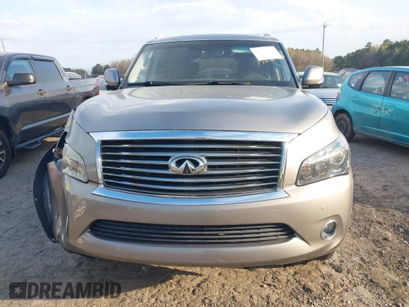 2011 Infiniti QX56 8-passenger with VIN JN8AZ2NC1B9301274, listed as a IAAI auction lot 41865441 with 221,759 mi miles. Bid and sale history available at carsss.com. Image 12.