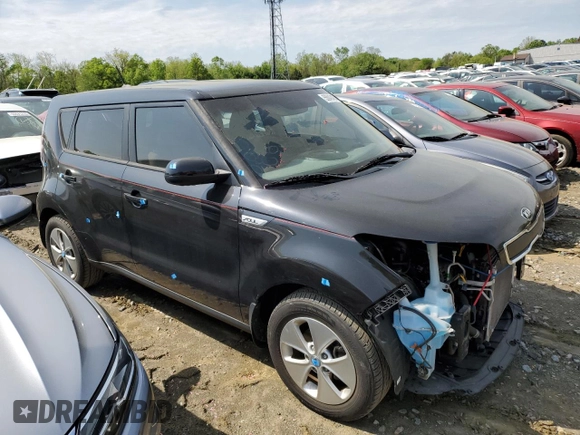 2015 Kia Soul with VIN KNDJN2A24F7760871, listed as a Copart auction lot 55042485 with 69,577 mi miles and Salvage Title. Bid and sale history available at carsss.com. Image 4.