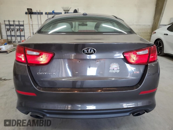2015 Kia Optima LX with VIN 5XXGM4A76FG398425, listed as a Copart auction lot 62223455 with 136,399 mi miles and Salvage title. Bid and sale history available at DreamBid. Image 6.