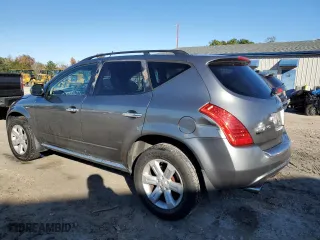 2006 Nissan Murano SE with VIN JN8AZ08W56W543566, listed as a Copart auction lot 84254074 with 167,505 mi miles and Salvage Title. Bid and sale history available at carsss.com. Image 2.