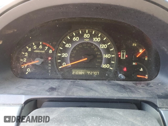 2006 Honda Odyssey EX-L with VIN 5FNRL38686B093840, listed as a Copart auction lot 48585255 with 210,384 mi miles and Salvage Title. Bid and sale history available at carsss.com. Image 9.