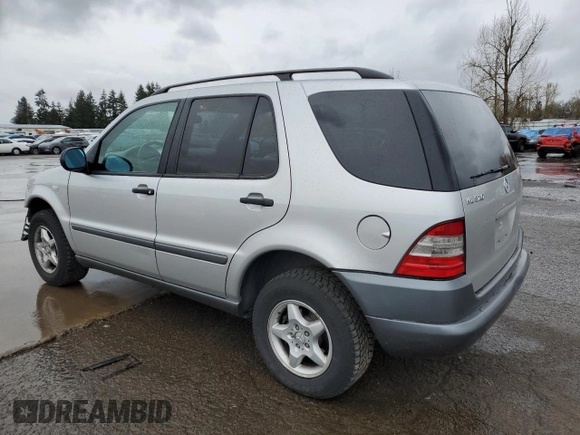 1998 Mercedes-Benz M-Class with VIN 4JGAB54E3WA025698, listed as a Copart auction lot 49742345 with 66,643 mi miles and Salvage Title. Bid and sale history available at carsss.com. Image 2.