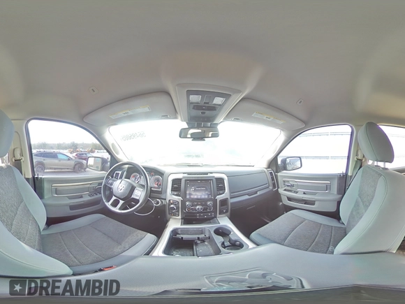 2018 Ram 1500 Big Horn z VIN 1C6RR7LG4JS170955, wystawiony jako Copart lot #56495005 z przebiegiem 113 549 mil mil oraz Szkoda całkowita • Salvage title. Historia ofert i sprzedaży dostępna na DreamBid. Obrazek 14.