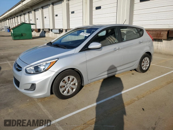 2015 Hyundai Accent GS with VIN KMHCT5AE8FU212900, listed as a Copart auction lot 51001925 with 92,750 mi miles and Salvage Title. Bid and sale history available at carsss.com. Image 1.