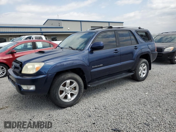 2004 Toyota 4Runner SR5 z VIN JTEBU14R548026088, wystawiony jako Copart lot #52849575 z przebiegiem Nie podano mil oraz Szkoda całkowita • Salvage title. Historia ofert i sprzedaży dostępna na DreamBid. Obrazek 1.