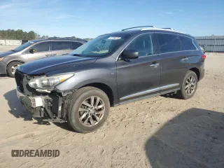 2014 Infiniti QX60 with VIN 5N1AL0MM9EC526329, listed as a Copart auction lot 47194075 with 153,174 mi miles and Salvage Title. Bid and sale history available at carsss.com. Image 1.