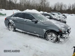 2020 Mercedes-Benz C 300 with VIN 55SWF8EB2LU328929, listed as a Copart auction lot 87035954 with 31,709 mi miles and Salvage title. Bid and sale history available at DreamBid. Image 4.