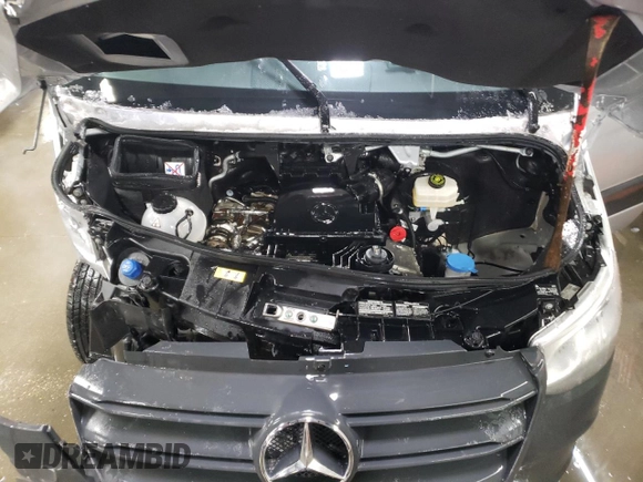 2024 Mercedes-Benz Sprinter with VIN W1Y4NBHY5RT167874, listed as a Copart auction lot 45601285 with 17,494 mi miles and Salvage Title. Bid and sale history available at DreamBid. Image 11.