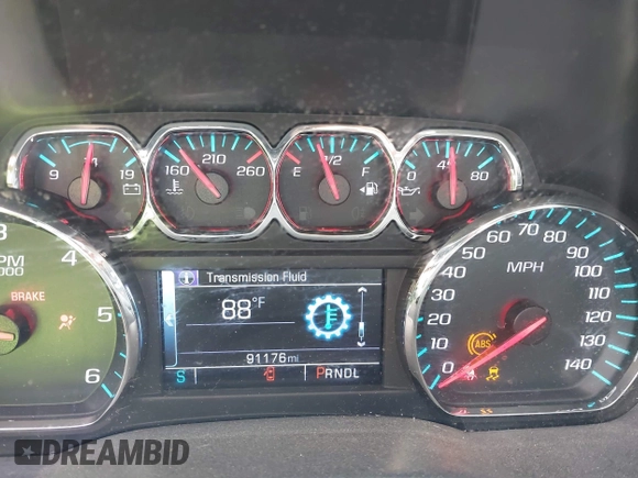 2018 Chevrolet Silverado 1500 LT with VIN 1GCVKREH9JZ119861, listed as a IAAI auction lot 42016088 with 91,176 mi miles and . Bid and sale history available at DreamBid. Image 7.