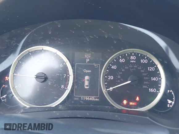2015 Lexus IS 250 with VIN JTHBF1D23F5080235, listed as a IAAI auction lot 42482379 with 119,640 mi miles and . Bid and sale history available at DreamBid. Image 7.
