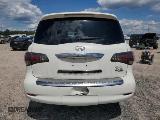 2016 Infiniti QX80 Limited with VIN JN8AZ2NE1G9121043, listed as a Copart auction lot 56562085 with 135,450 mi miles and Salvage title. Bid and sale history available at DreamBid. Image 6.