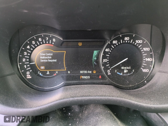 2016 Lincoln MKC Select with VIN 5LMCJ2D9XGUJ22052, listed as a Copart auction lot 71484584 with 88,799 mi miles and Salvage Title. Bid and sale history available at DreamBid. Image 9.