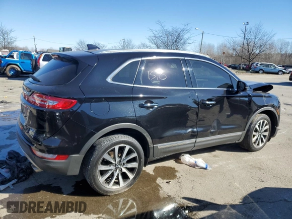 2019 Lincoln MKC Reserve with VIN 5LMTJ3DH4KUL48853, listed as a Copart auction lot 89348875 with 76,769 mi miles and Salvage Title. Bid and sale history available at DreamBid. Image 3.