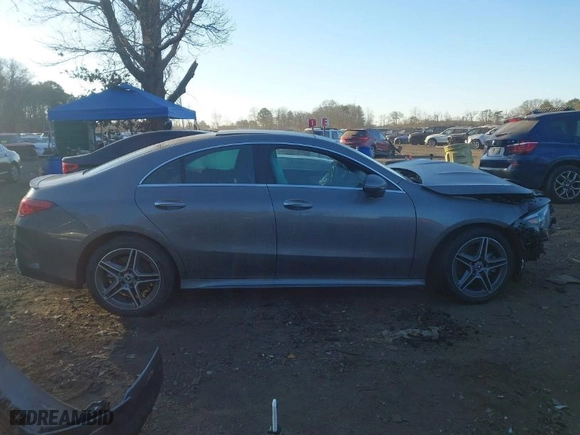 2023 Mercedes-Benz CLA with VIN W1K5J4HB6PN388564, listed as a IAAI auction lot 41325126 with 17,137 mi miles. Bid and sale history available at carsss.com. Image 12.