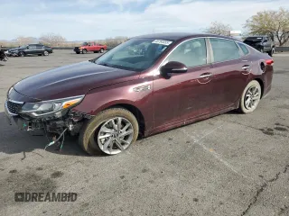 2019 Kia Optima LX with VIN 5XXGT4L31KG282038, listed as a Copart auction lot 45764855 with 53,126 mi miles and Salvage Title. Bid and sale history available at carsss.com. Image 1.