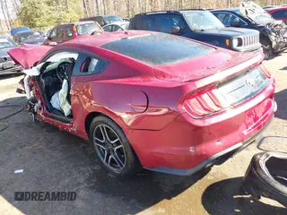 2019 Ford Mustang EcoBoost with VIN 1FA6P8TH3K5117315, listed as a IAAI auction lot 41542245 with Not Provided miles and . Bid and sale history available at carsss.com. Image 3.