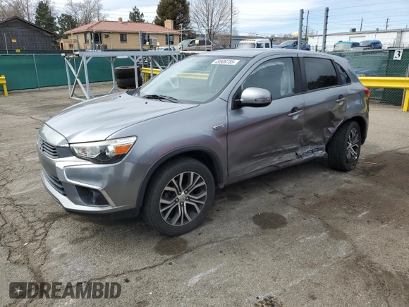 2016 Mitsubishi Outlander Sport 2.0 ES with VIN JA4AP3AU0GZ048696, listed as a Copart auction lot 49506785 with 127,498 mi miles and Salvage Title. Bid and sale history available at carsss.com. Image 1.