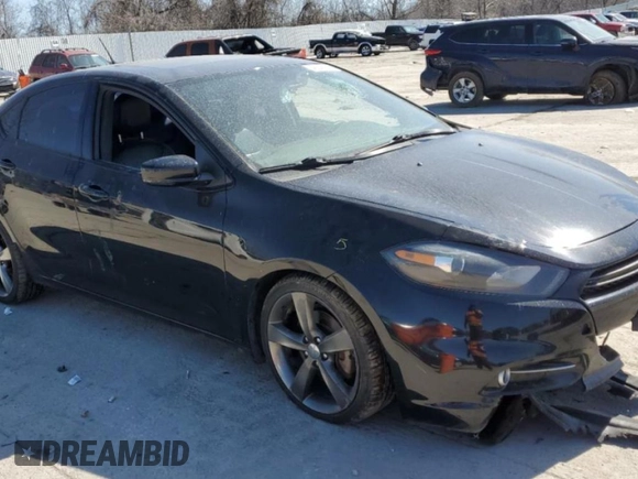 2014 Dodge Dart GT with VIN 1C3CDFEB1ED683538, listed as a Copart auction lot 48245315 with 123,660 mi miles and Salvage Title. Bid and sale history available at carsss.com. Image 4.