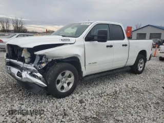2023 Ram 1500 Big Horn with VIN 1C6SRFBT1PN512704, listed as a Copart auction lot 86628374 with 19,866 mi miles and Salvage Title. Bid and sale history available at carsss.com. Image 1.