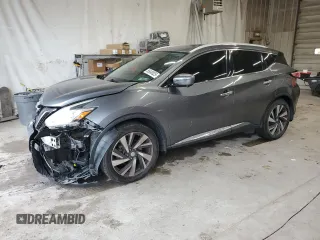 2016 Nissan Murano Platinum z VIN 5N1AZ2MH1GN104835, wystawiony jako Copart lot #56949025 z przebiegiem 83 891 mil mil oraz Szkoda całkowita • Salvage title. Historia ofert i sprzedaży dostępna na DreamBid. Obrazek 1.