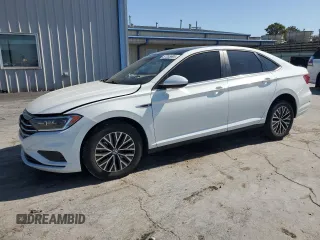 2019 Volkswagen Jetta SEL with VIN 3VWE57BU6KM060247, listed as a Copart auction lot 57355695 with 27,870 mi miles and Salvage title. Bid and sale history available at DreamBid. Image 1.
