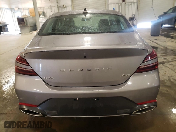 2024 Genesis G70 2.5T with VIN KMTG34SC0RU142196, listed as a Copart auction lot 88693715 with 24,795 mi miles and Clean Title. Bid and sale history available at carsss.com. Image 6.