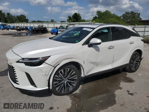 2024 Lexus RX 350 с VIN 2T2BAMBA8RC031448, выставлен на аукционе Copart как лот 52423105 с пробегом 11 070 миль миль и Списание • Salvage title. История ставок и продаж доступна на DreamBid. Изображение 1.