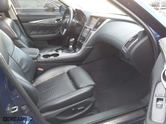 2018 Infiniti Q50 3.0t SPORT with VIN JN1EV7AR5JM431749, listed as a IAAI auction lot 41242560 with 65,654 mi miles. Bid and sale history available at carsss.com. Image 5.