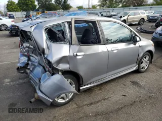2007 Honda Fit Sport with VIN JHMGD38637S059358, listed as a Copart auction lot 72783224 with 0 mi miles and Salvage Title. Bid and sale history available at carsss.com. Image 3.
