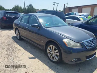 2008 Infiniti M with VIN JNKAY01FX8M654863, listed as a IAAI auction lot 42589661 with 153,866 mi miles and . Bid and sale history available at DreamBid. Image 1.