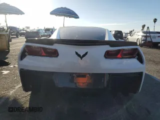 2017 Chevrolet Corvette 1LT with VIN 1G1YB2D79H5104395, listed as a Copart auction lot 45605385 with 41,792 mi miles and Salvage Title. Bid and sale history available at carsss.com. Image 6.