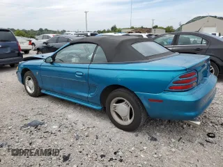 1994 Ford Mustang with VIN 1FALP4446RF132080, listed as a Copart auction lot 69632624 with 187,458 mi miles and Salvage title. Bid and sale history available at DreamBid. Image 2.