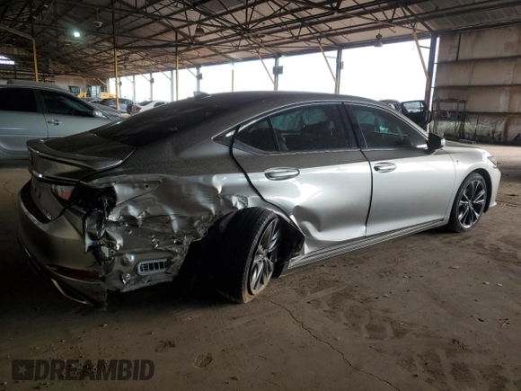 2021 Lexus ES with VIN 58AGZ1B17MU096261, listed as a Copart auction lot 79203794 with 66,298 mi miles and Salvage Title. Bid and sale history available at carsss.com. Image 3.