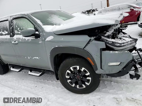 2024 Nissan Frontier Pro-4X with VIN 1N6ED1EK0RN630091, listed as a Copart auction lot 88705595 with 9,059 mi miles and Clean title. Bid and sale history available at DreamBid. Image 10.
