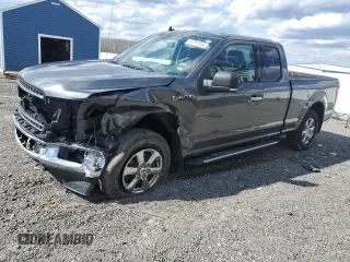 2019 Ford F-150 XL with VIN 1FTFX1E53KFA03720, listed as a Copart auction lot 49747035 with 75,468 mi miles and Salvage Title. Bid and sale history available at carsss.com. Image 1.