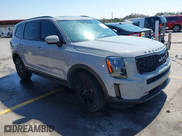 2022 Kia Telluride SX with VIN 5XYP5DHC9NG289323, listed as a IAAI auction lot 41796402 with 50,923 mi miles and . Bid and sale history available at DreamBid. Image 1.