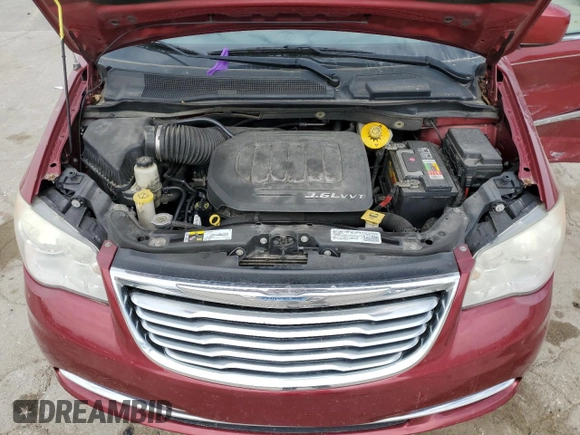 2014 Chrysler Town & Country Touring z VIN 2C4RC1BG4ER343289, wystawiony jako Copart lot #56575575 z przebiegiem 180 403 mil mil oraz Szkoda całkowita • Salvage title. Historia ofert i sprzedaży dostępna na DreamBid. Obrazek 12.