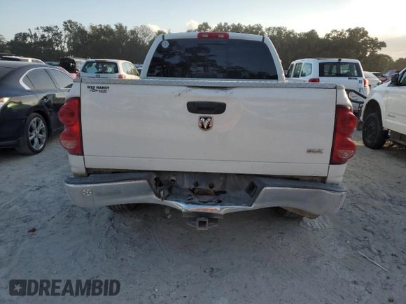2008 Dodge 1500 SLT z VIN 3D7KR19D68G196193, wystawiony jako Copart lot #79160734 z przebiegiem 167 412 mil mil oraz Szkoda całkowita • Salvage title. Historia ofert i sprzedaży dostępna na DreamBid. Obrazek 6.