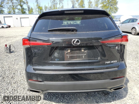 2019 Lexus NX with VIN JTJBARBZ7K2212775, listed as a Copart auction lot 54570085 with 41,946 mi miles and Salvage Title. Bid and sale history available at carsss.com. Image 6.