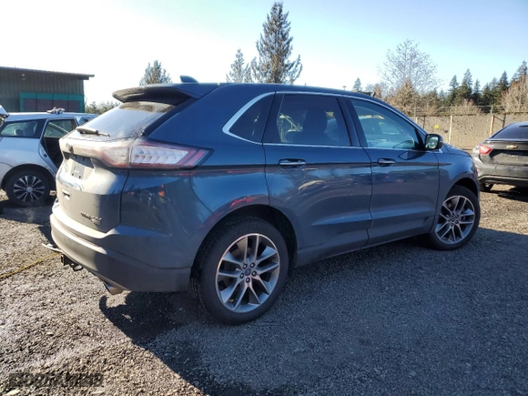 2016 Ford Edge Titanium with VIN 2FMPK4K9XGBC53133, listed as a Copart auction lot 44601205 with 105,454 mi miles and Salvage Title. Bid and sale history available at carsss.com. Image 3.