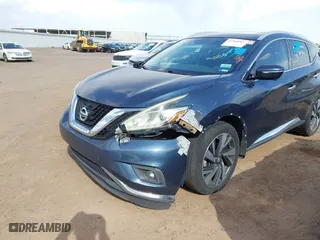 2015 Nissan Murano Platinum with VIN 5N1AZ2MH0FN230862, listed as a IAAI auction lot 41960661 with 136,724 mi miles. Bid and sale history available at carsss.com. Image 6.