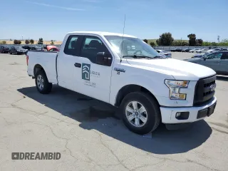 2016 Ford F-150 XL with VIN 1FTEX1C82GKF72100, listed as a Copart auction lot 55204515 with 123,117 mi miles and Salvage title. Bid and sale history available at DreamBid. Image 4.