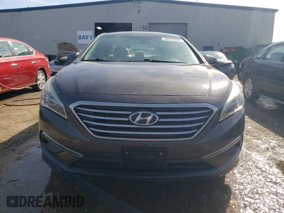 2015 Hyundai Sonata SE with VIN 5NPE24AFXFH198477, listed as a Copart auction lot 48523965 with 84,700 mi miles and Salvage Title. Bid and sale history available at DreamBid. Image 5.