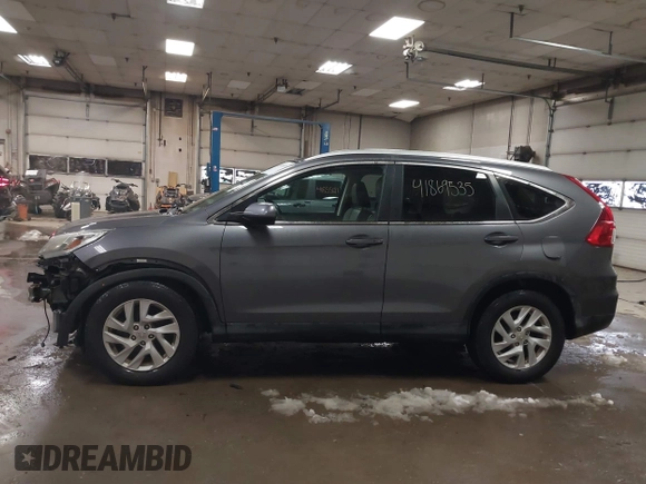 2015 Honda CR-V EX-L with VIN 2HKRM4H75FH604059, listed as a IAAI auction lot 41869535 with 131,848 mi miles. Bid and sale history available at carsss.com. Image 15.
