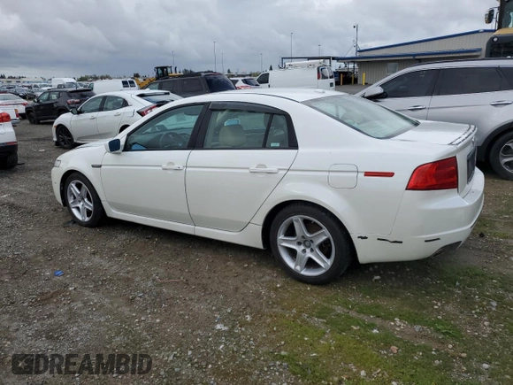2006 Acura TL with VIN 19UUA66256A077526, listed as a Copart auction lot 51326655 with 161,765 mi miles and Salvage Title. Bid and sale history available at carsss.com. Image 2.