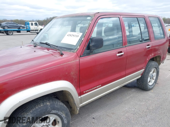 1999 Isuzu Trooper S with VIN JACDJ58X8X7920942, listed as a IAAI auction lot 42029335 with 164,186 mi miles and . Bid and sale history available at DreamBid. Image 14.