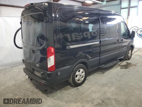 2019 Ford Transit Passenger XL with VIN 1FBAX2CG9KKA76655, listed as a Copart auction lot 87742455 with 144,499 mi miles and Clean Title. Bid and sale history available at carsss.com. Image 3.